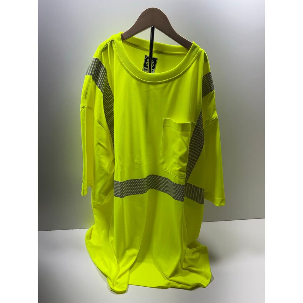 Safety Reflective High Visibility Shirt Men’s ANSI Class 2 Type R Sz 3XL New